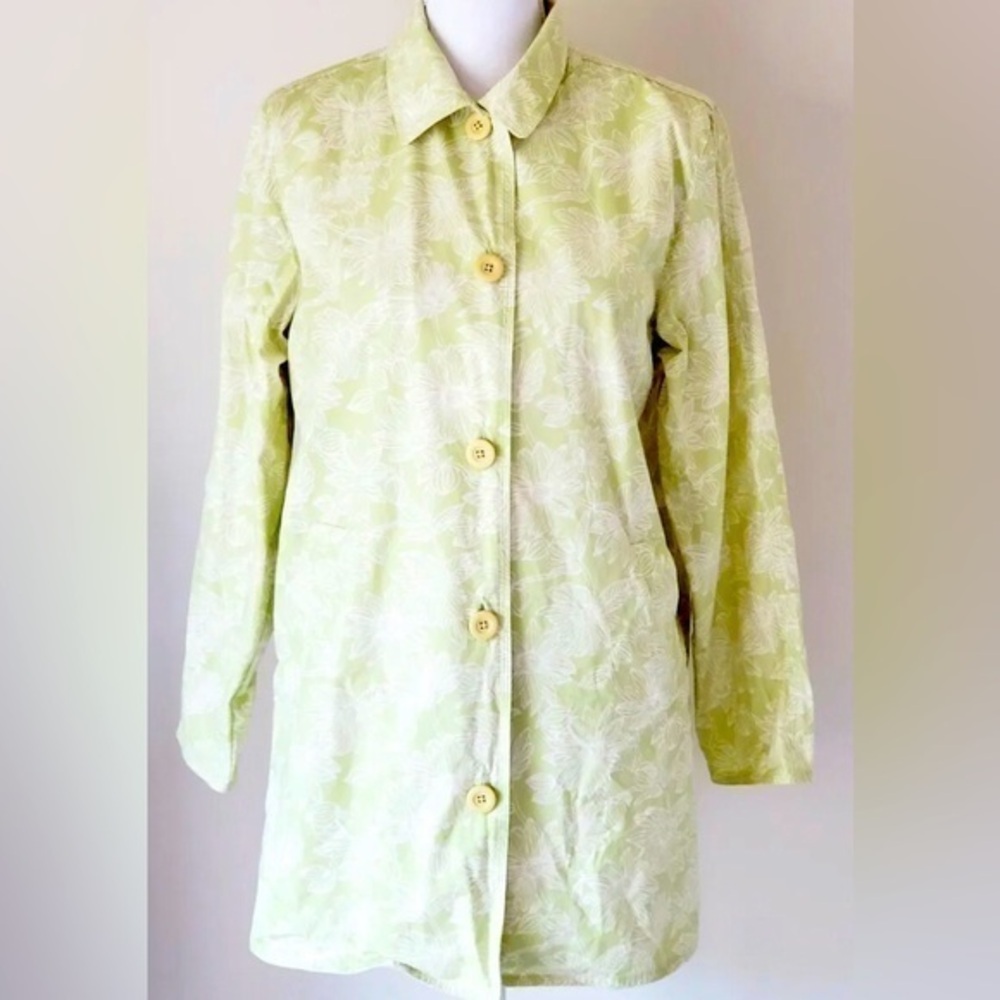 L.L. Bean floral jacket size Petite M
